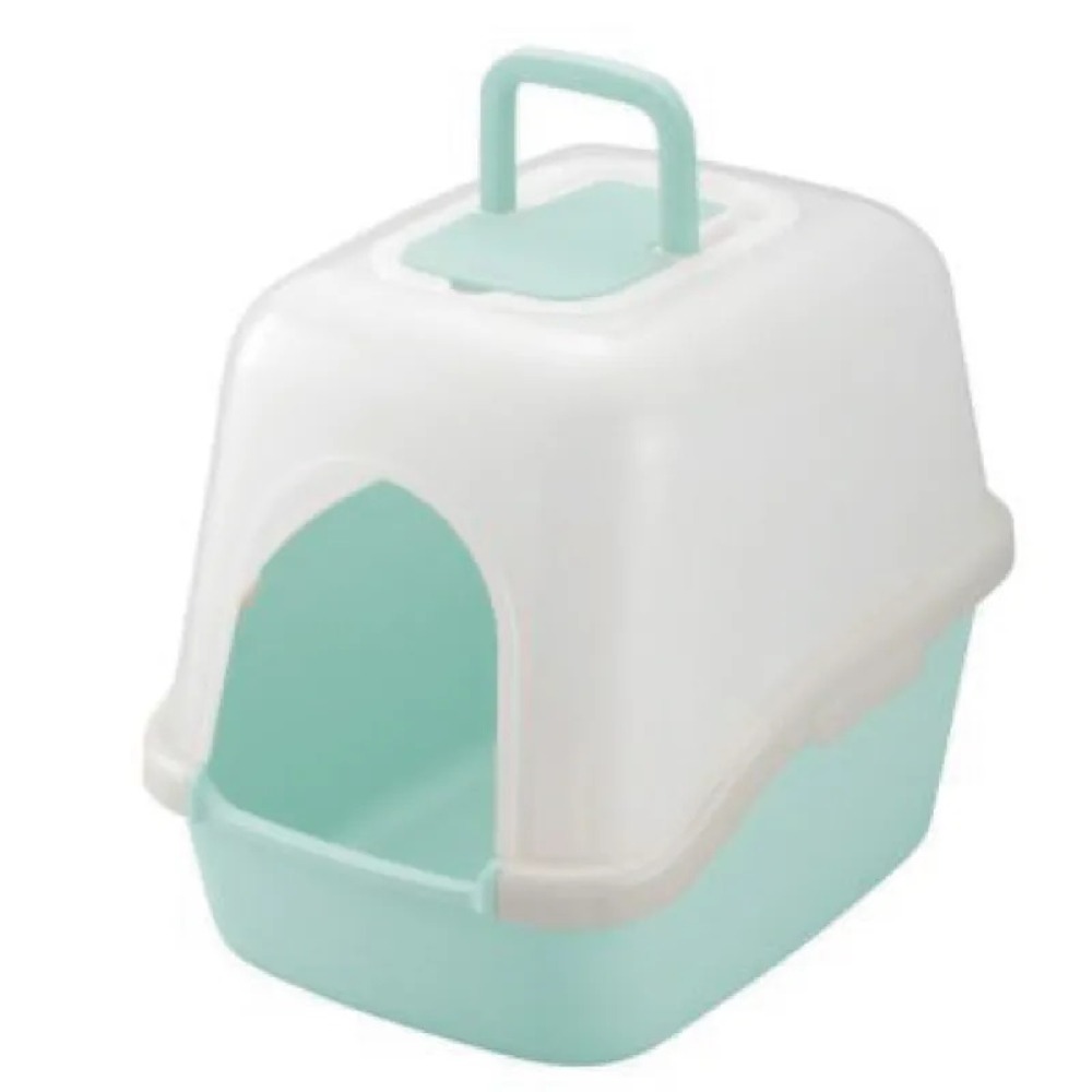 Richell 利其爾 卡羅 屋型 貓便盆 貓砂盆 便盆 貓砂 貓沙盆-細節圖3