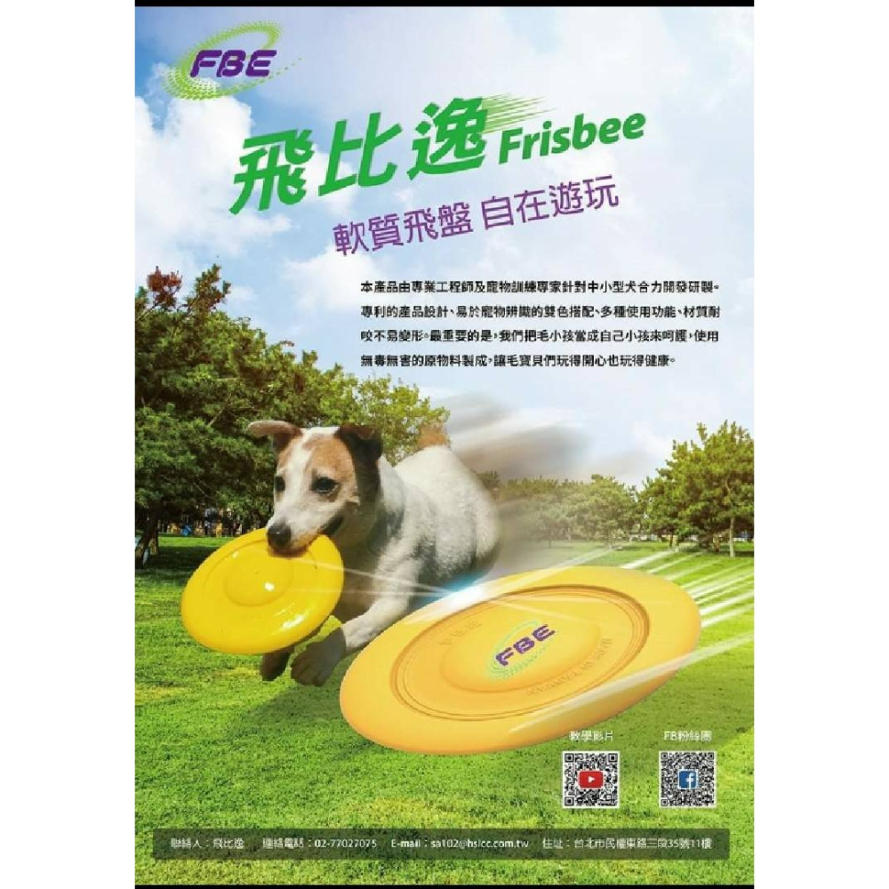 飛比逸 寵物 飛盤 自在玩樂 軟質飛盤 寵物玩具 狗玩具 狗飛盤 第三方檢驗合格-細節圖2