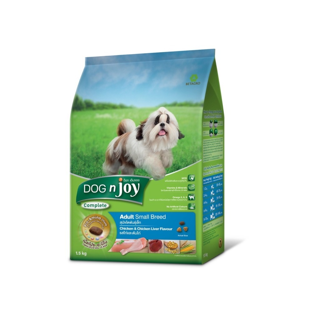 汪饗 狗飼料1.5kg 美味成犬乾糧 皮毛亮麗 腸胃保健 dog n joy-細節圖2