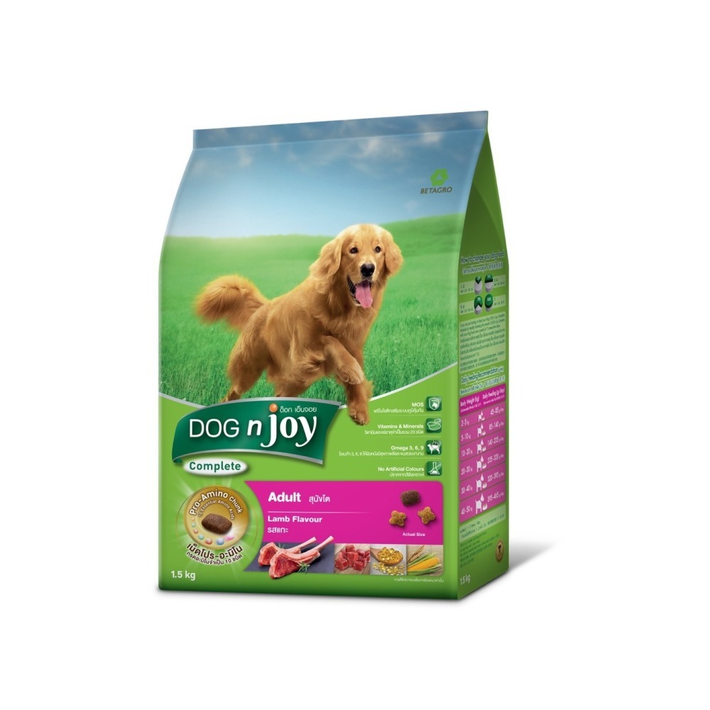 汪饗 狗飼料1.5kg 美味成犬乾糧 皮毛亮麗 腸胃保健 dog n joy-細節圖3