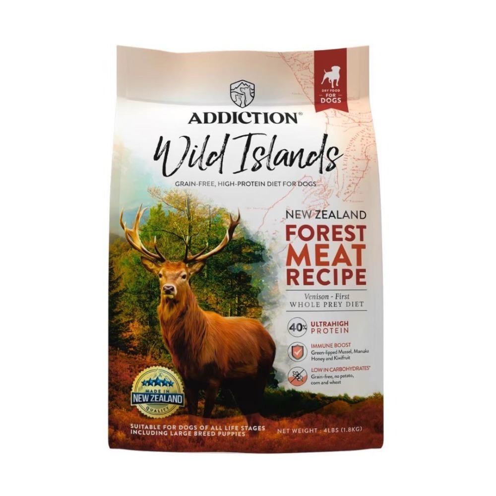 紐西蘭 珍島 狂饗 貓飼料 低敏 無穀 天然糧 高蛋白 低碳水 Wild Island ADDICTION-規格圖5