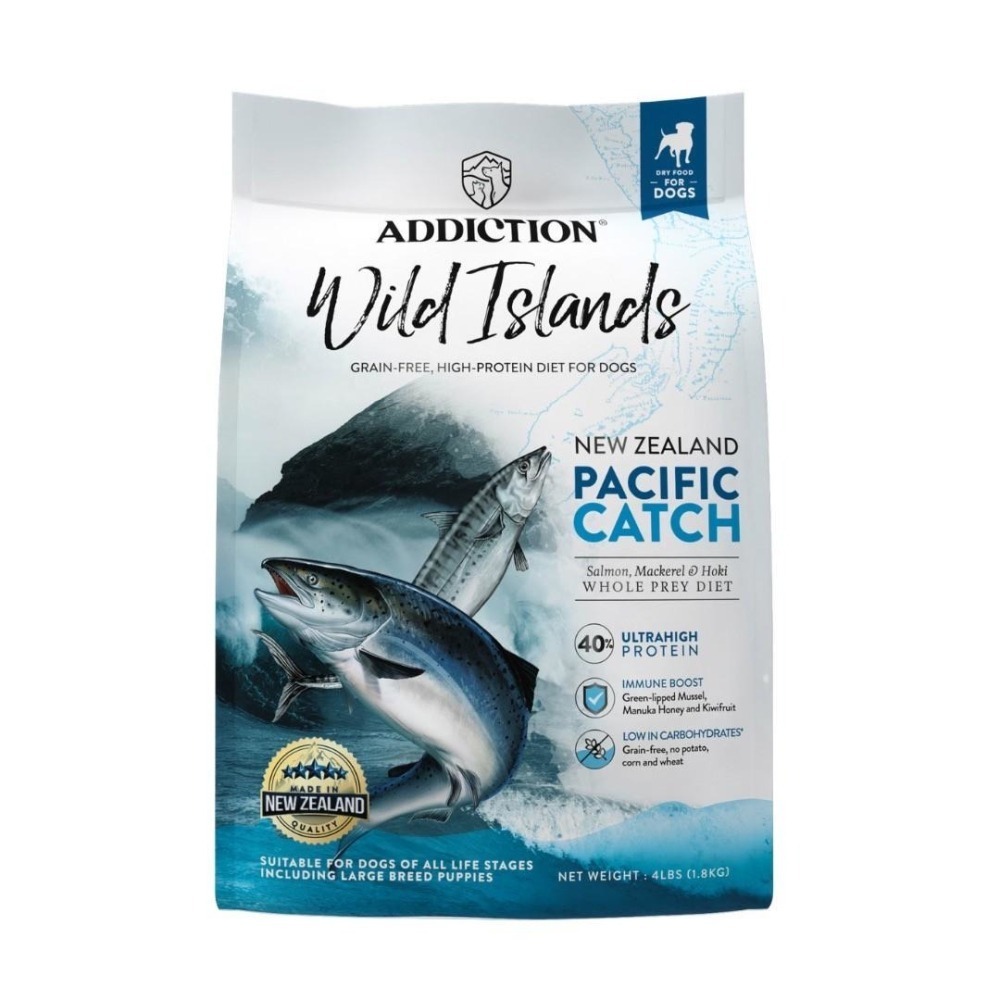 紐西蘭 珍島 狗飼料 高優質蛋白 愛德勝 低碳水 無穀 低敏感 Wild Island ADDICTION-細節圖2
