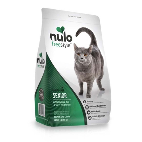 美國 紐樂芙 天然貓糧 貓飼料 5磅 專利益生菌 低升醣 低碳水 無穀 天然糧 貓糧