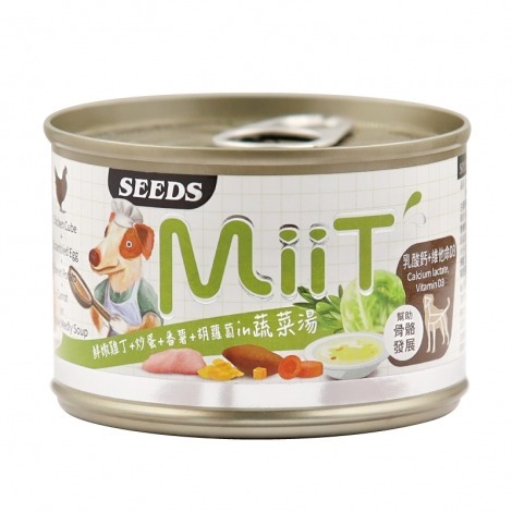 SEEDS 狗罐頭 惜時 MiiT 有雞愛犬機能湯罐 170g 寵物罐頭 狗罐 犬用罐頭 狗湯罐-細節圖5