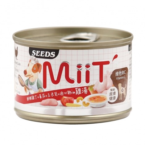 SEEDS 狗罐頭 惜時 MiiT 有雞愛犬機能湯罐 170g 寵物罐頭 狗罐 犬用罐頭 狗湯罐-細節圖2