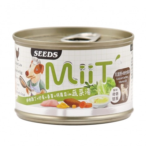 SEEDS 狗罐頭 惜時 MiiT 有雞愛犬機能湯罐 170g 寵物罐頭 狗罐 犬用罐頭 狗湯罐-細節圖5