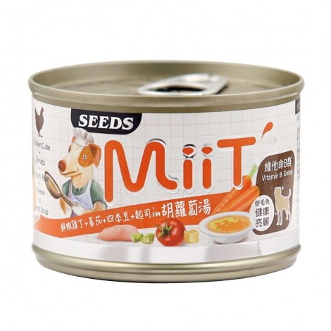 SEEDS 狗罐頭 惜時 MiiT 有雞愛犬機能湯罐 170g 寵物罐頭 狗罐 犬用罐頭 狗湯罐-細節圖6