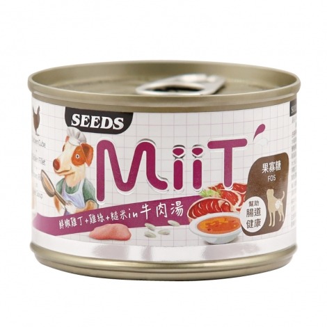 SEEDS 狗罐頭 惜時 MiiT 有雞愛犬機能湯罐 170g 寵物罐頭 狗罐 犬用罐頭 狗湯罐-細節圖7