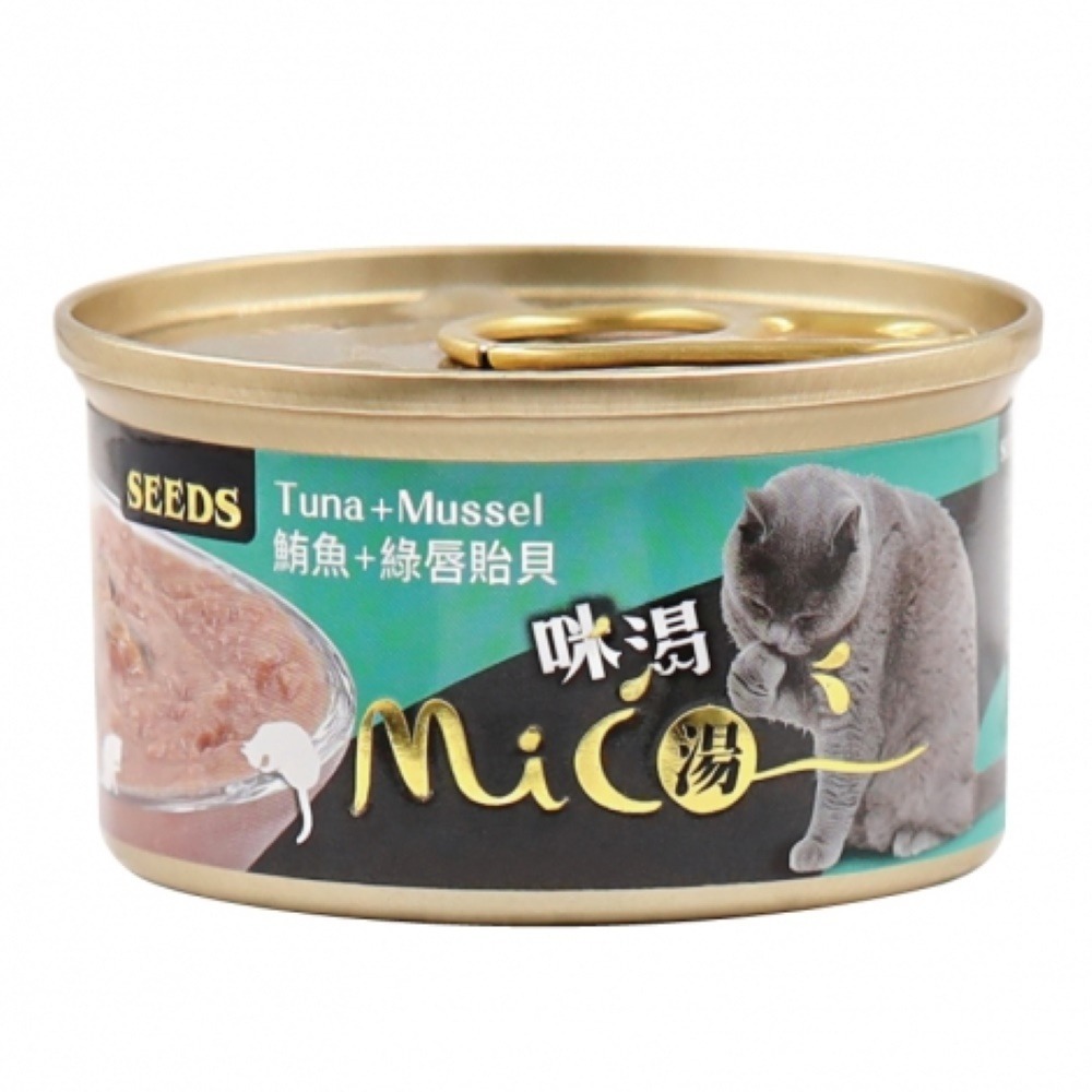 【整箱賣場】seeds 惜時 貓罐頭 MICO 咪渴機能湯罐 85g 貓罐 貓湯罐 副食罐-細節圖4