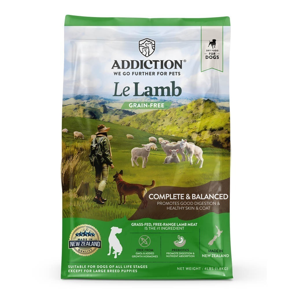 紐西蘭 自然癮食 愛德勝 狗飼料 中大包 9kg 15kg 無穀 Add 天然糧 WDJ推薦 Addiction-細節圖2