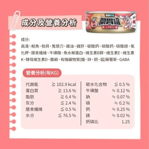 怪獸部落 開胃罐 貓罐頭 主食罐 82g 水解蛋白 台灣製造 機能性 無穀 無膠 低敏感-細節圖7