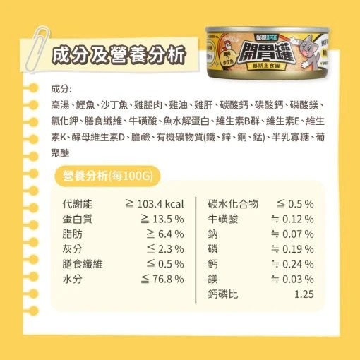 怪獸部落 開胃罐 貓罐頭 主食罐 82g 水解蛋白 台灣製造 機能性 無穀 無膠 低敏感-細節圖8