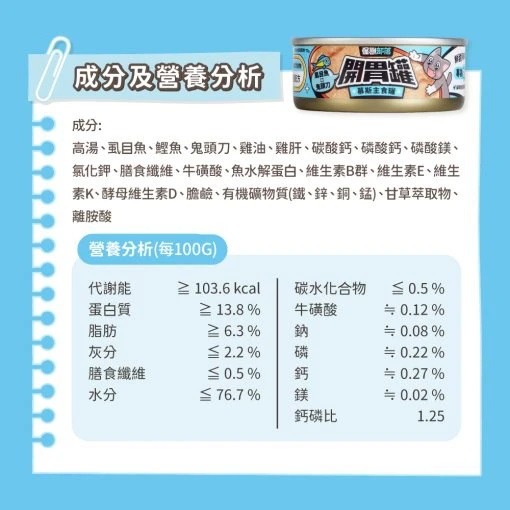 怪獸部落 開胃罐 貓罐頭 主食罐 82g 水解蛋白 台灣製造 機能性 無穀 無膠 低敏感-細節圖9