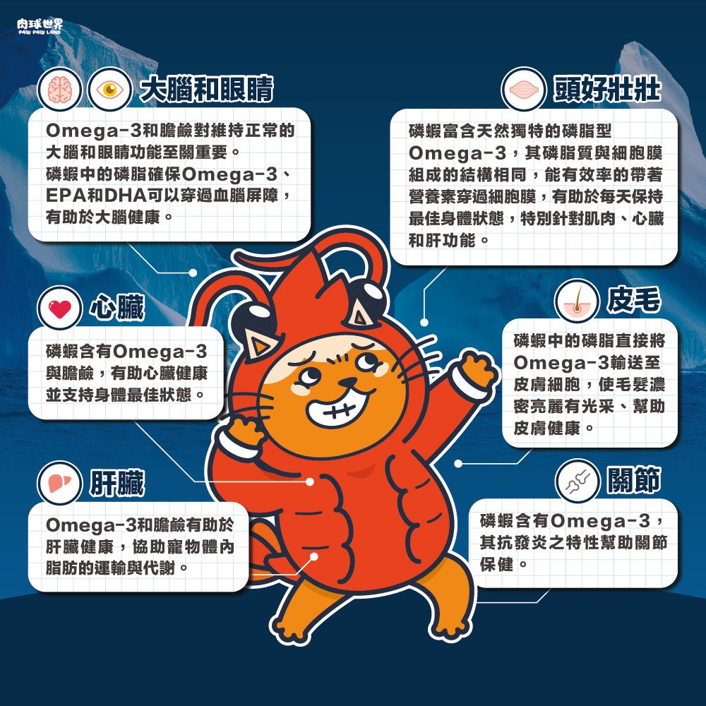 南極磷蝦大肉包 貓餐包 185g 機能性 主食餐包 貓主食罐 貓罐 肉球世界 PawpawLand 呀咪呀咪 台灣製-細節圖5