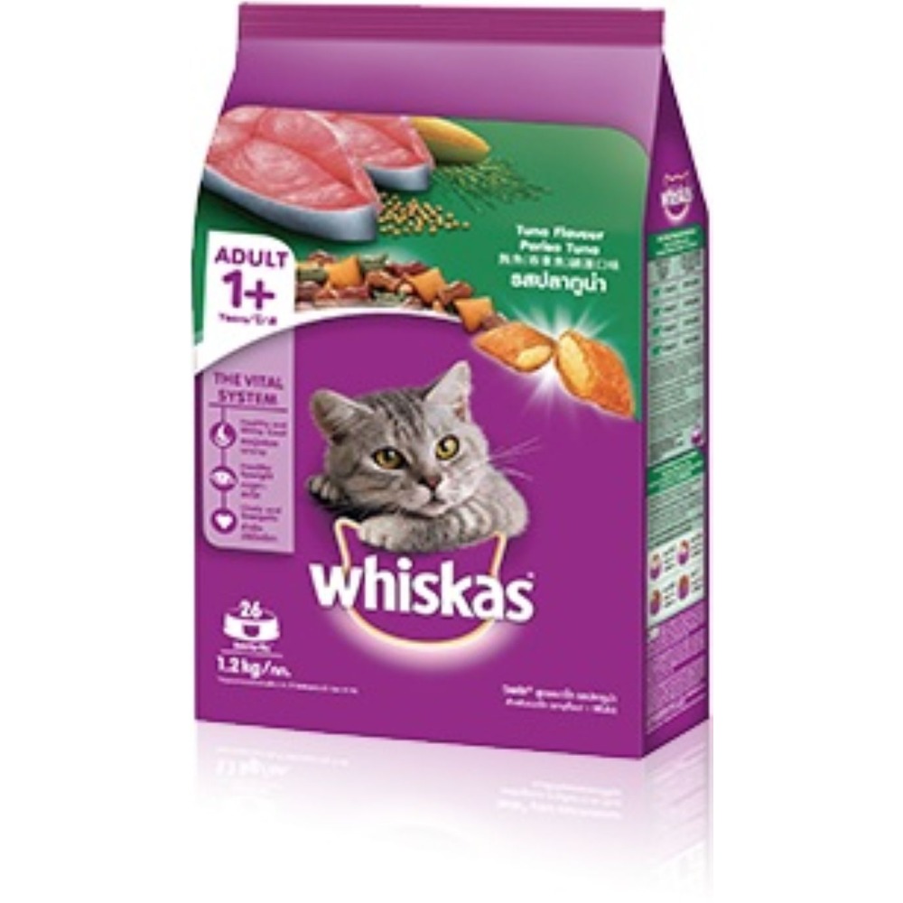 偉嘉 貓飼料 1.1kg 1.2kg 小包裝 多種口味 寵物 貓主食 貓乾糧 Whiskas-規格圖5
