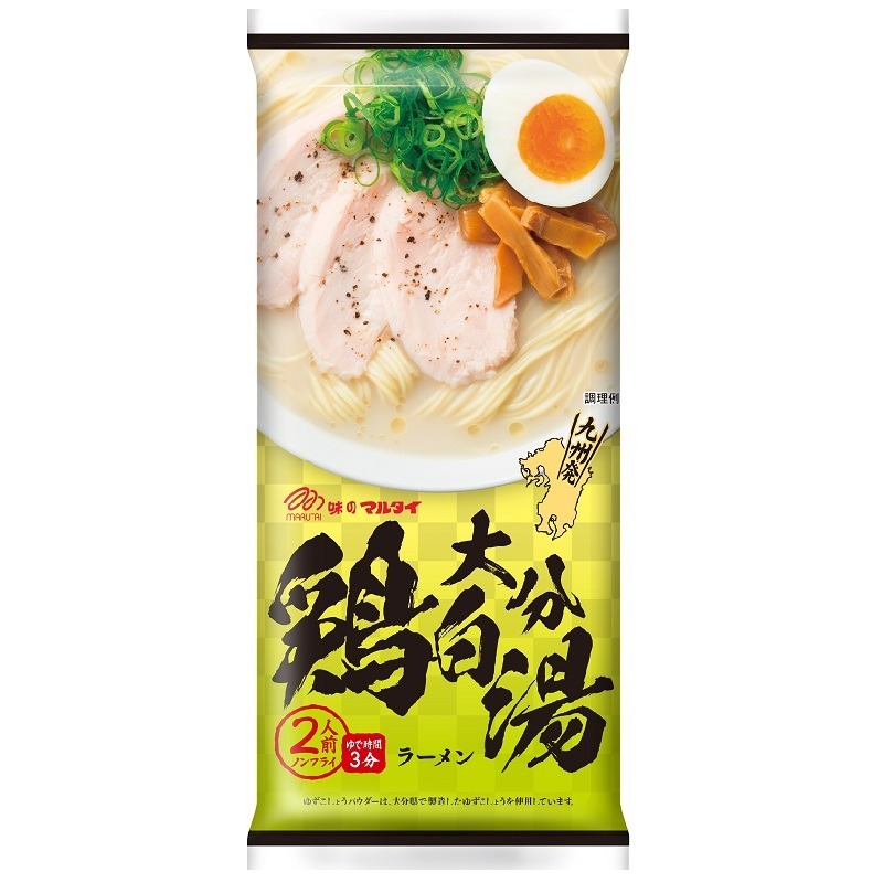 日本大分雞湯風味拉麵(兩人份)