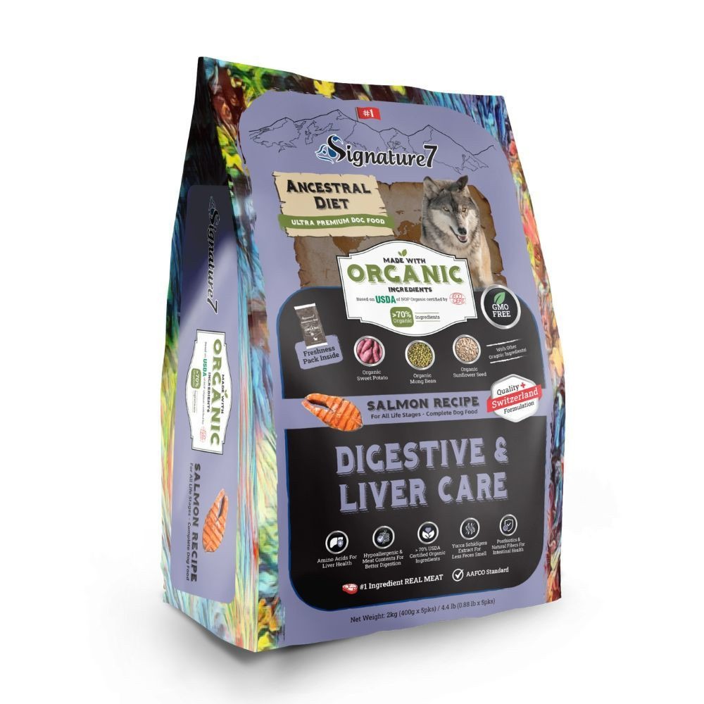 心寵 Signature7 狗飼料 2公斤 水解蛋白飼料 有穀全齡犬糧 有機食譜 韓國-規格圖5