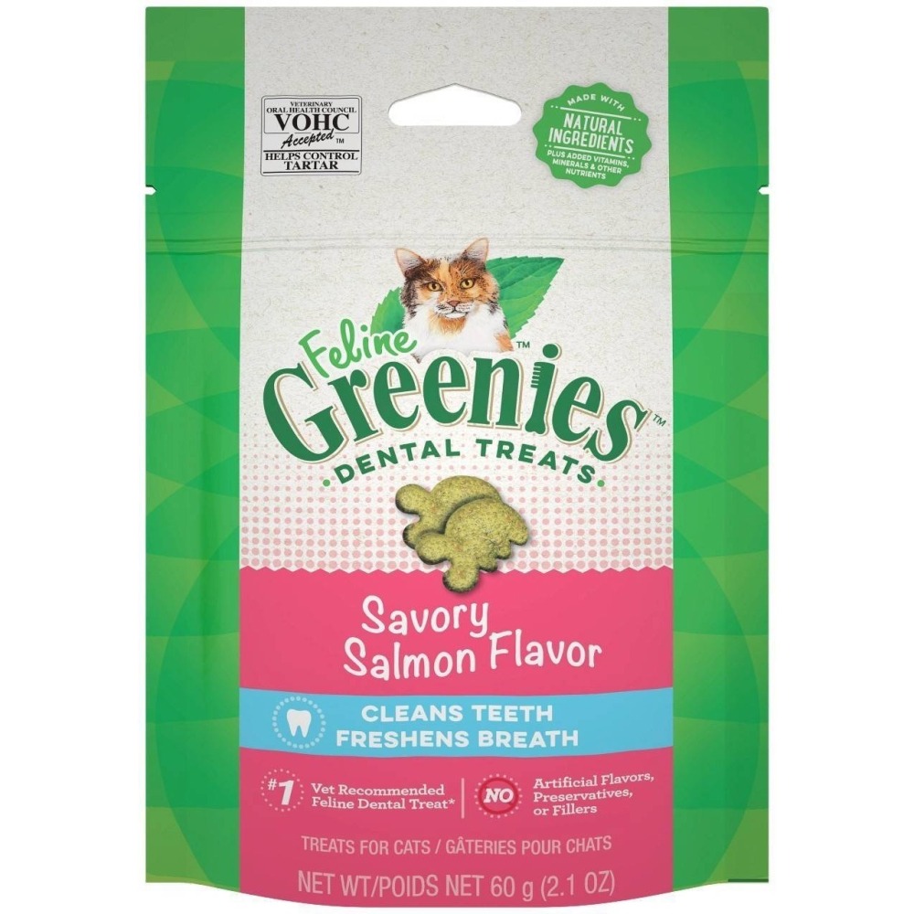 美國 健綠 Greenies 貓咪潔牙餅 60g 2.1oz 寵物 貓零食 貓餅乾 貓潔牙餅 潔牙零食 寵物潔牙餅-細節圖2