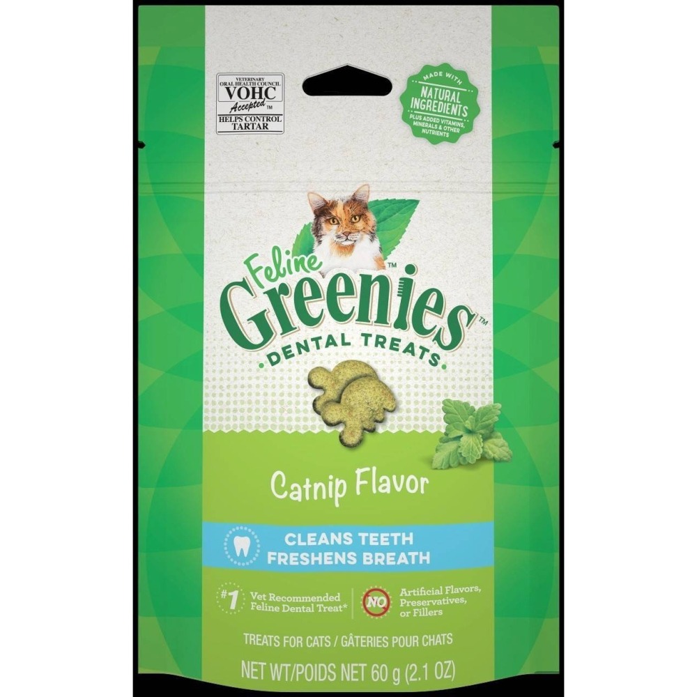 美國 健綠 Greenies 貓咪潔牙餅 60g 2.1oz 寵物 貓零食 貓餅乾 貓潔牙餅 潔牙零食 寵物潔牙餅-細節圖3