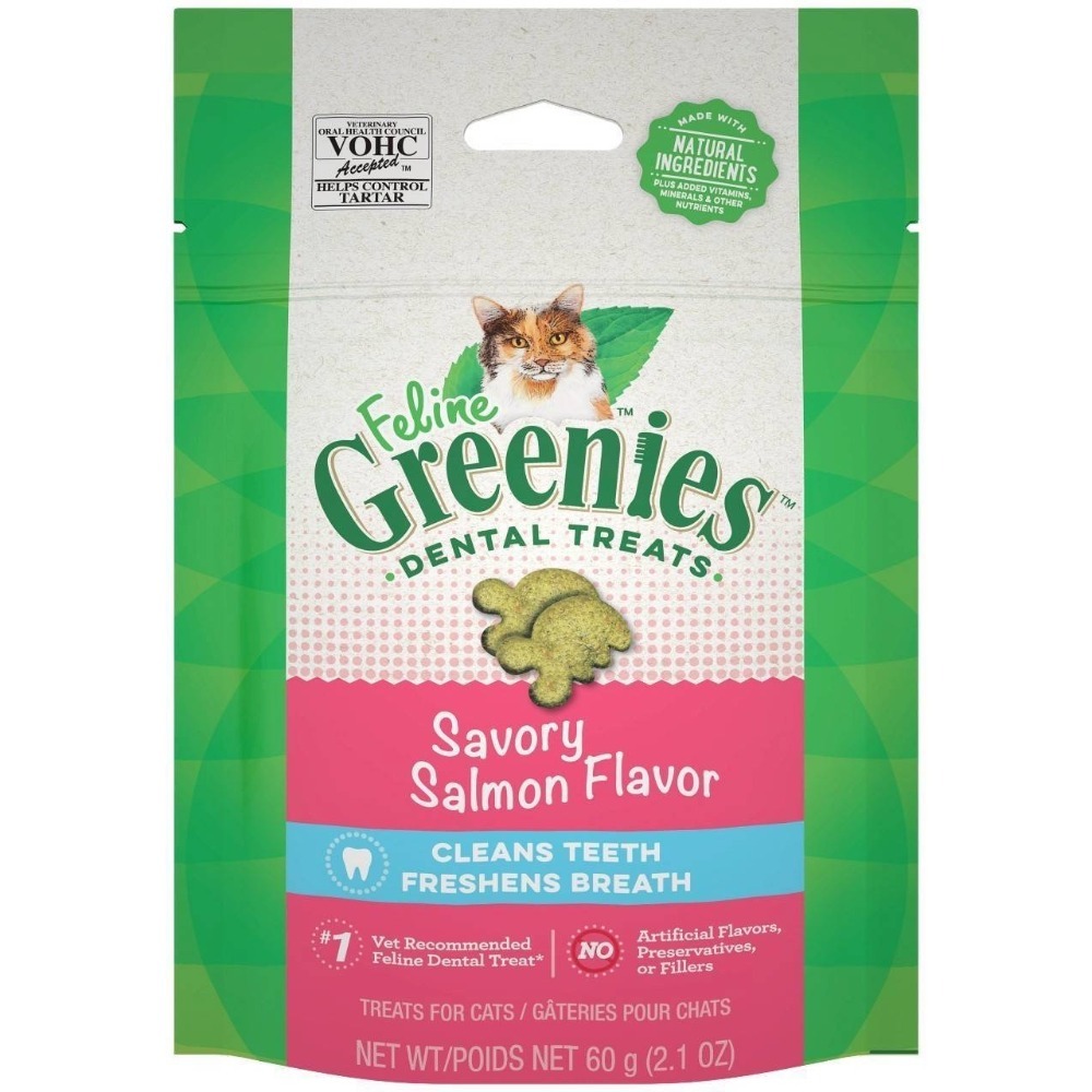 美國 健綠 Greenies 貓咪潔牙餅 60g 2.1oz 寵物 貓零食 貓餅乾 貓潔牙餅 潔牙零食 寵物潔牙餅-規格圖5