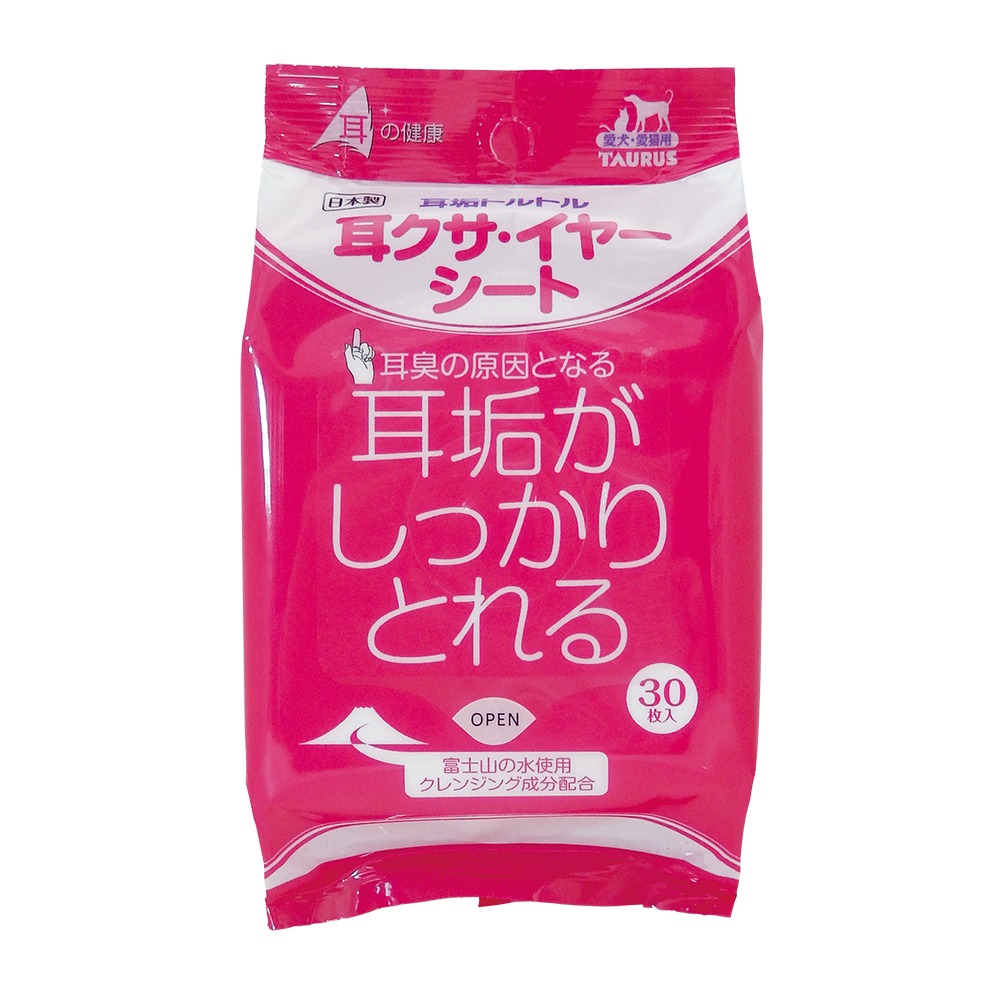 金牛座 TAURUS 寵物 潔牙紙巾 犬貓用 專用濕巾 齒垢 耳垢 淚痕 腳掌 通通清光光 日本製-規格圖7