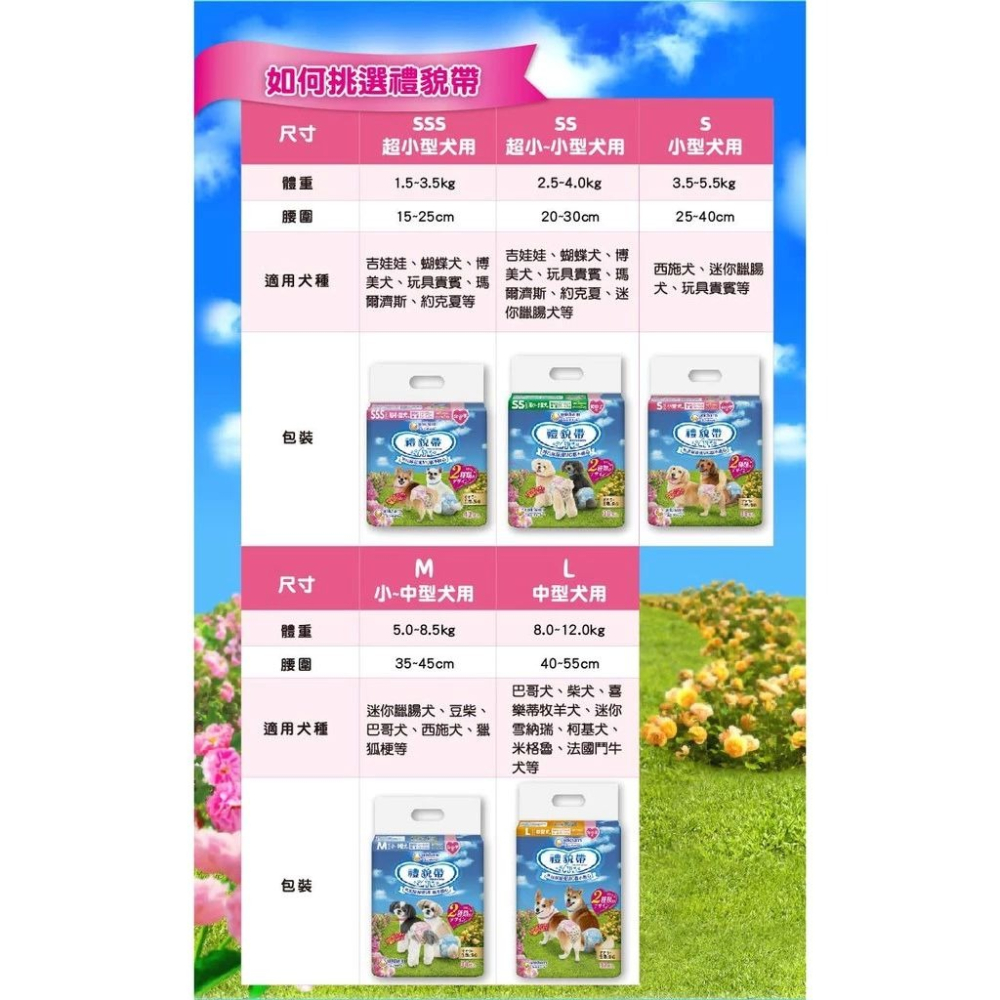 日本 嬌聯 unicharm 禮貌帶女用 生理褲 寵物紙尿褲 拋棄式 尿布 尿褲-細節圖8