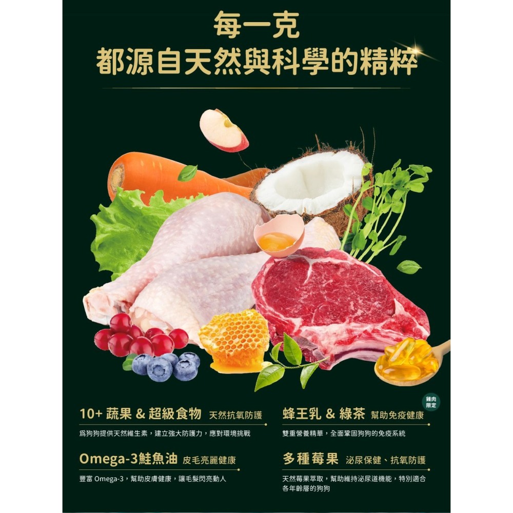 陪飽糧 Pawful 狗飼料 2磅 4.5磅 澳洲製 低穀 全齡犬 高蛋白 陪心寵糧 nu4PET-細節圖5