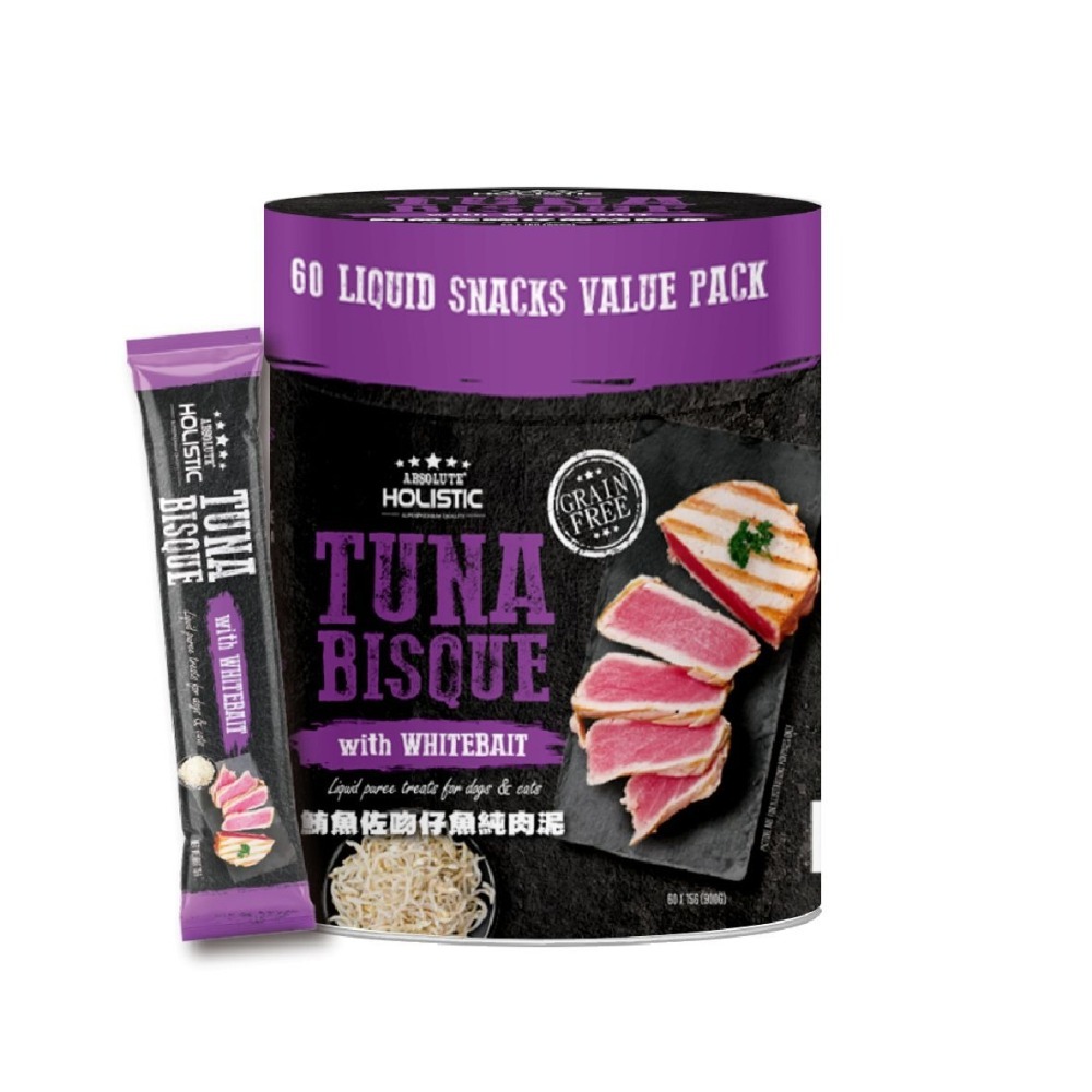 超越巔峰 犬貓純肉泥 盒裝 15g*60條 100%純天然無穀 貓肉泥 濃郁 香醇 低脂 高適口性 ABSOLUTE-細節圖3