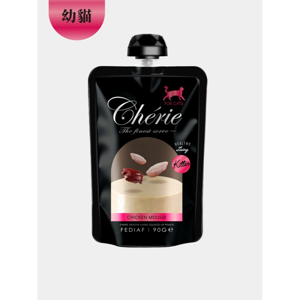 Cherie 法麗 貓餐包 全照護轉轉主食餐包系列 90g*12包/組 黑罐 貓罐頭 黑餐包 法麗餐包-規格圖9