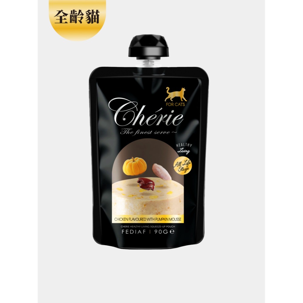 Cherie 法麗 貓餐包 全照護轉轉主食餐包系列 90g*12包/組 黑罐 貓罐頭 黑餐包 法麗餐包-規格圖9
