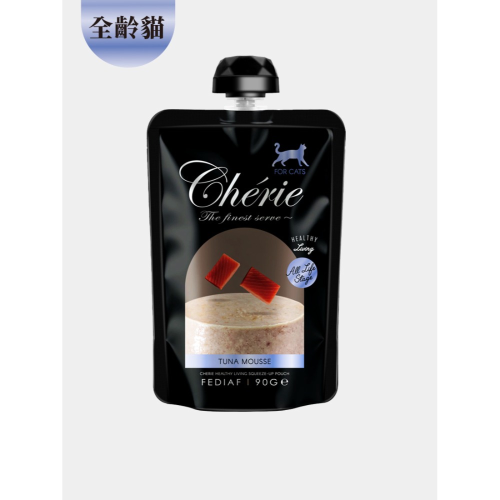 Cherie 法麗 貓餐包 全照護轉轉主食餐包系列 90g*12包/組 黑罐 貓罐頭 黑餐包 法麗餐包-規格圖9