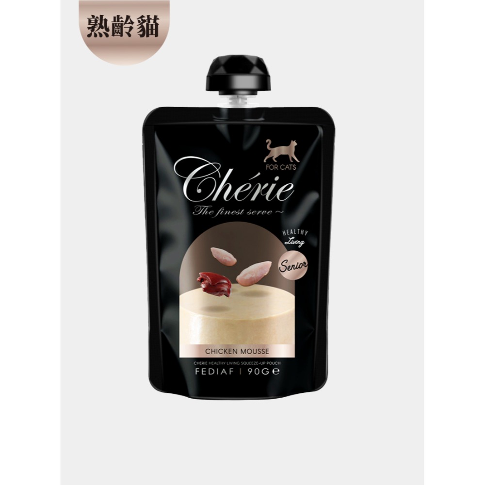 Cherie 法麗 貓餐包 全照護轉轉主食餐包系列 90g*12包/組 黑罐 貓罐頭 黑餐包 法麗餐包-規格圖9