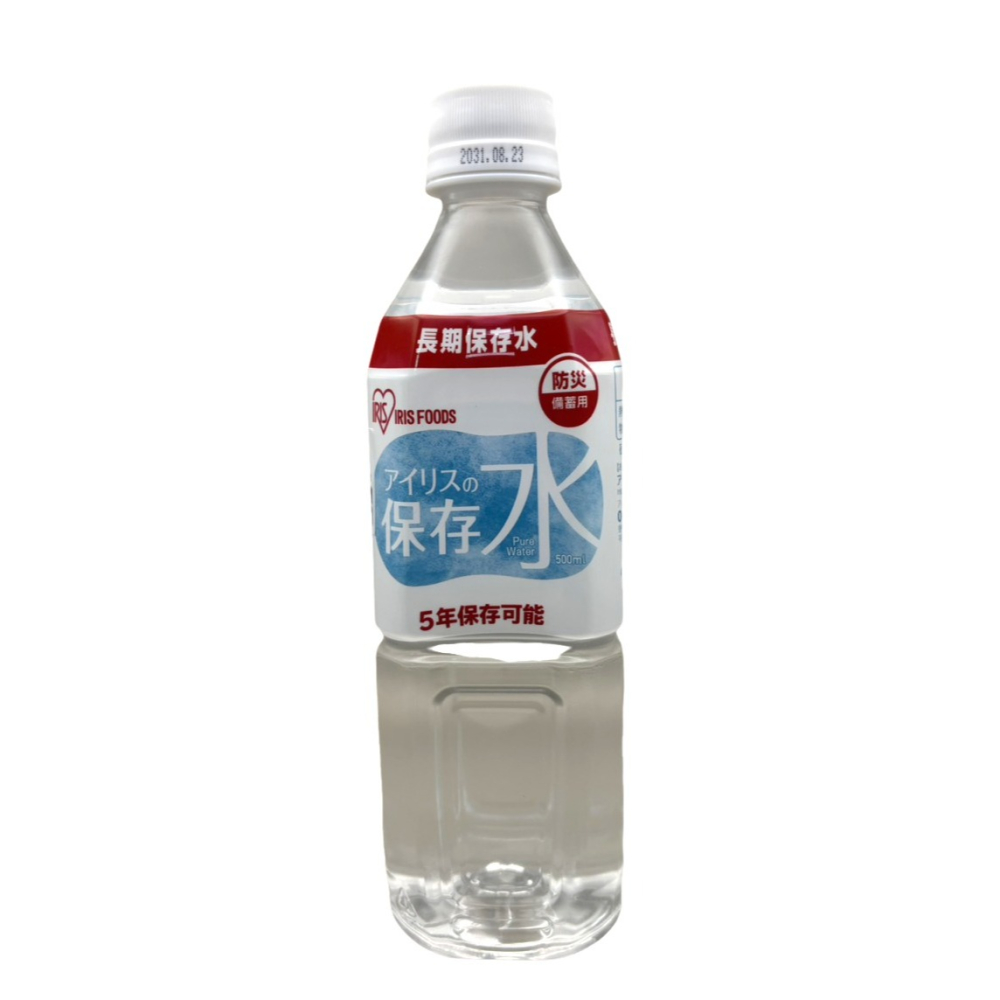 日本原裝進口 長效水 500ml 2000ml 防災商品 長效期保存水 5年保存水 IRIS FOODS-細節圖3