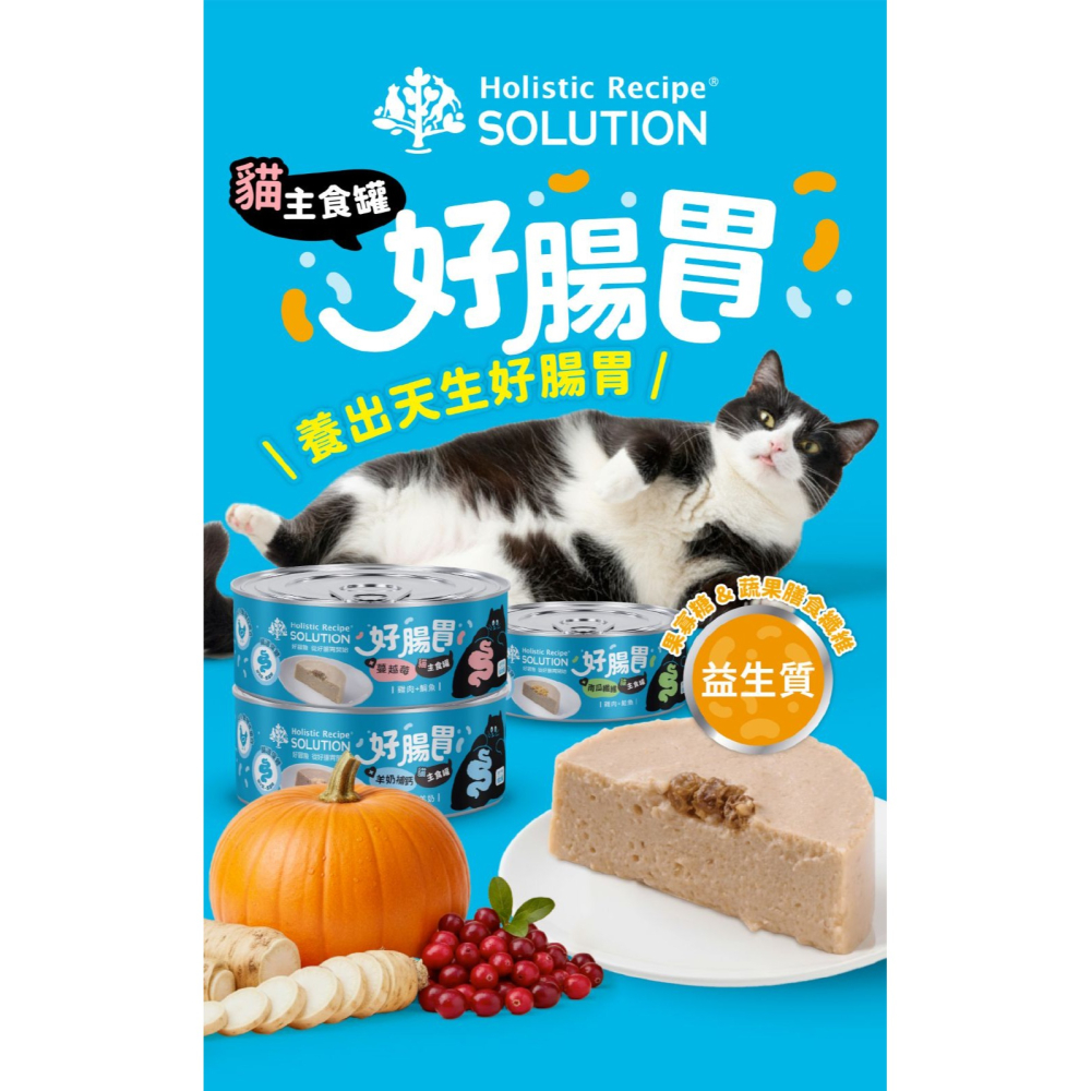 【6入賣場】耐吉斯 好腸胃主食罐 貓主食罐 65g 貓罐頭 無穀 腸道保健 98%高蛋白 益生菌添加 solution-細節圖4