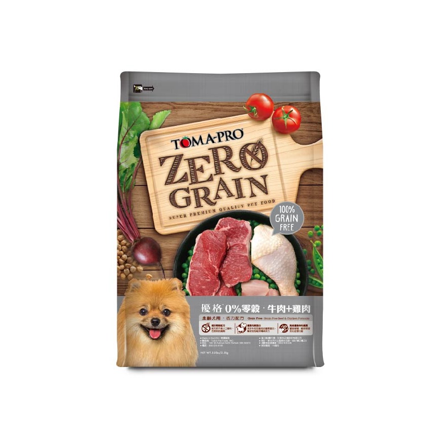 全齡活力犬牛肉雞肉5.5磅【2.49kg】