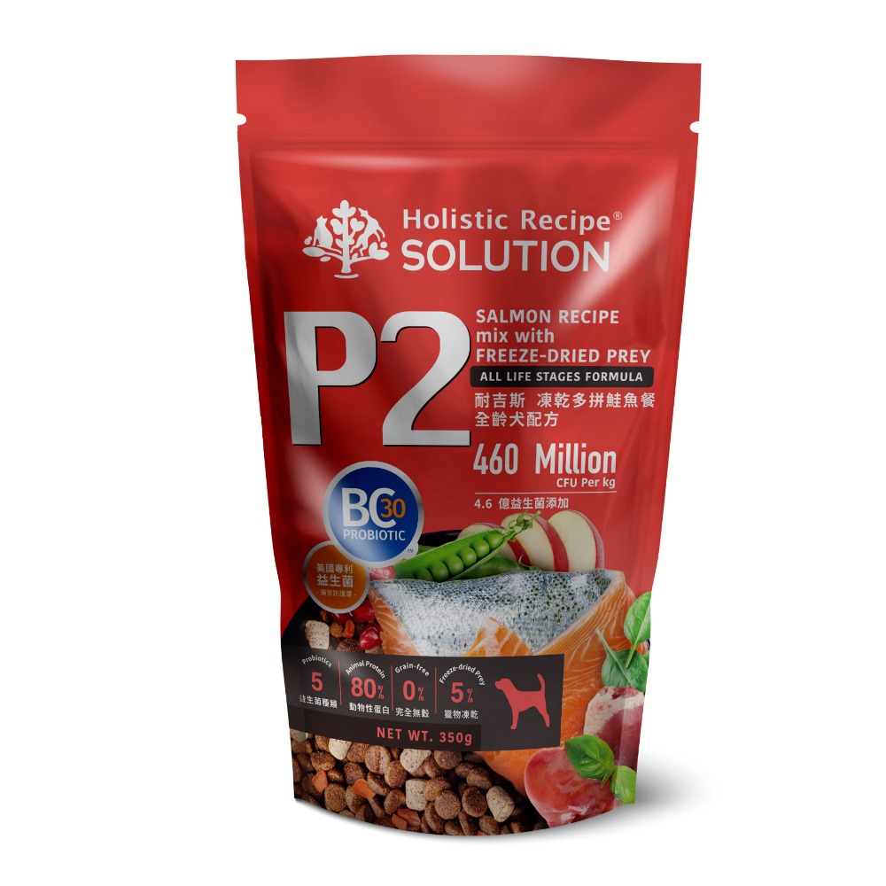 耐吉斯 solution 狗飼料 凍乾多拚糧 凍乾填心糧 專利益生菌添加 BC30 P系列-規格圖5
