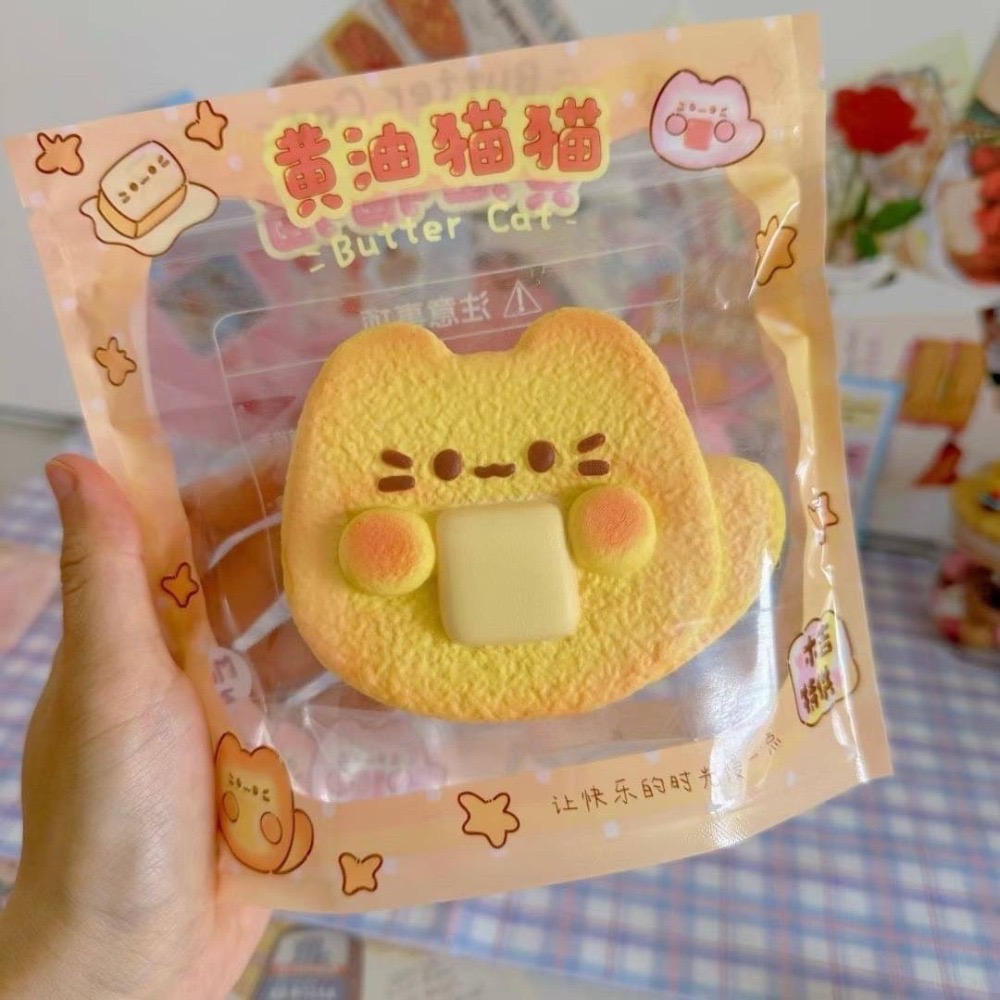 【現貨】木吉黃油貓貓🐱🧈 慢回彈 軟軟 squishy-細節圖3