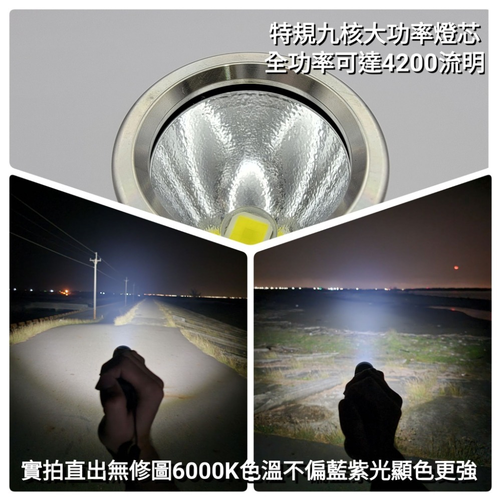 台灣出貨「鑫永照明」手電筒 強光手電筒 18650 21700 超亮6000K SFN60 大功率版 登山 露營 工作燈-細節圖2