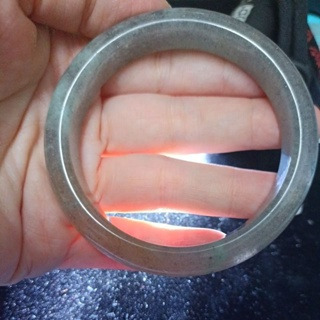 玉化K2手镯 巴基斯坦 藍銅礦和鈉長石共生-細節圖2