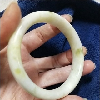 天然菜花石 心臟之石  手鐲 55 56 57圈口-規格圖3