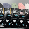 【華派小舖】口罩防塵彩色KF94四層雙熔噴佈成人立體防塵口罩-規格圖5