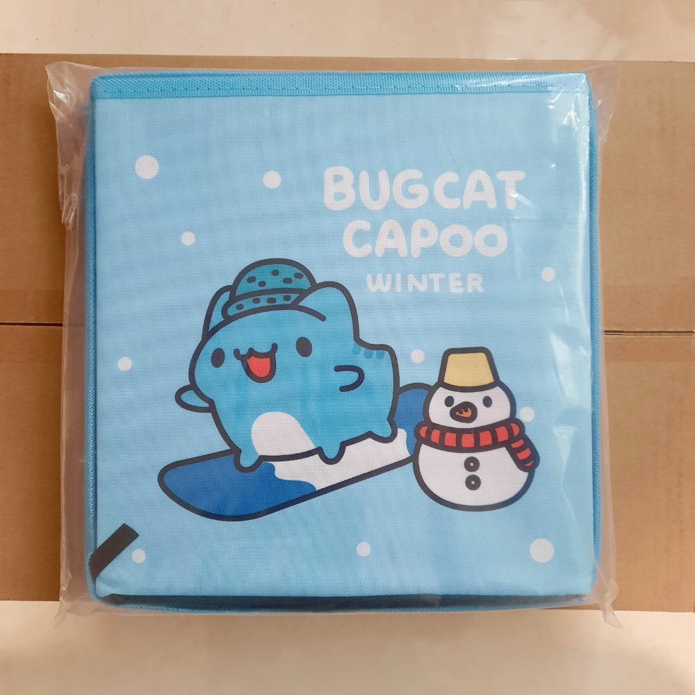 7-11福袋 貓貓蟲 咖波 bugcat capoo 摺疊收納箱 摺疊收納椅-細節圖2