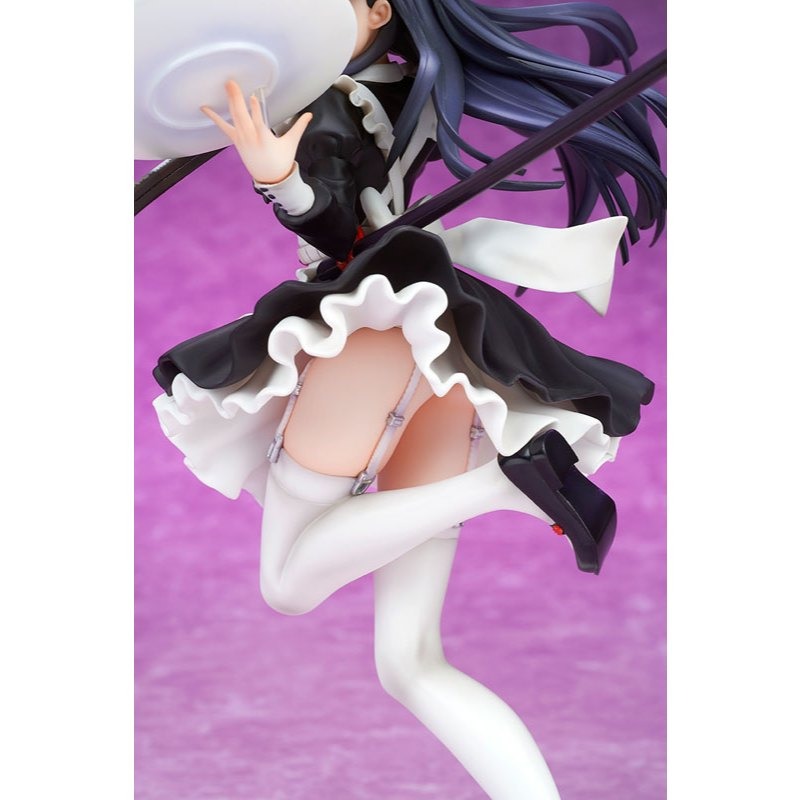 (特價)日版 代購 quesQ 七龍傳說 2020 武士 刀子 女僕 1/7 PVC 原色 真龍 尼亞拉 生魚片 吊帶襪-細節圖2