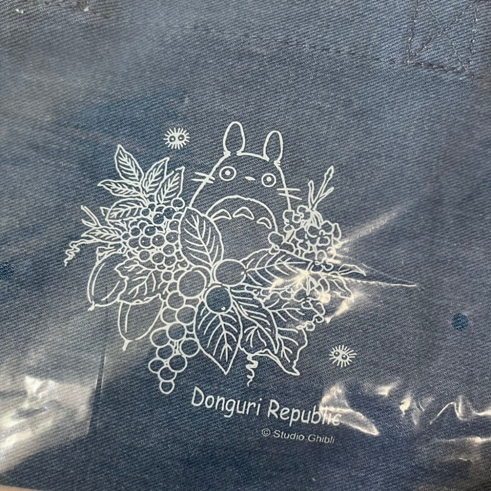 橡子共和國2024建國紀念 牛仔布 龍貓 手提袋 絕版 吉卜力 龍貓 豆豆龍 となりのトトロ 限量絕版 吉卜力-細節圖5