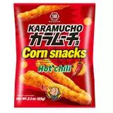 【每週到貨】湖池屋 咔辣姆久 玉米餅乾 65g x 8包 辣味／咖哩味 日本餅乾 日本零食 Costco代購 好市多-細節圖3