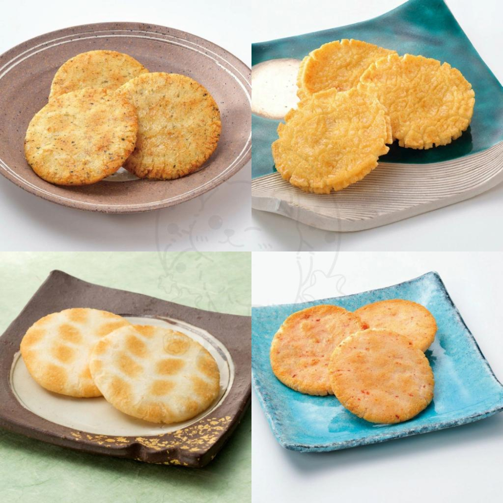 【每週到貨】日本 京都 六角 蕪村菴 綜合仙貝禮盒 咖哩／味噌蔥／黑胡椒／粗砂糖口味 果煎餅 日本零食伴手禮-細節圖2