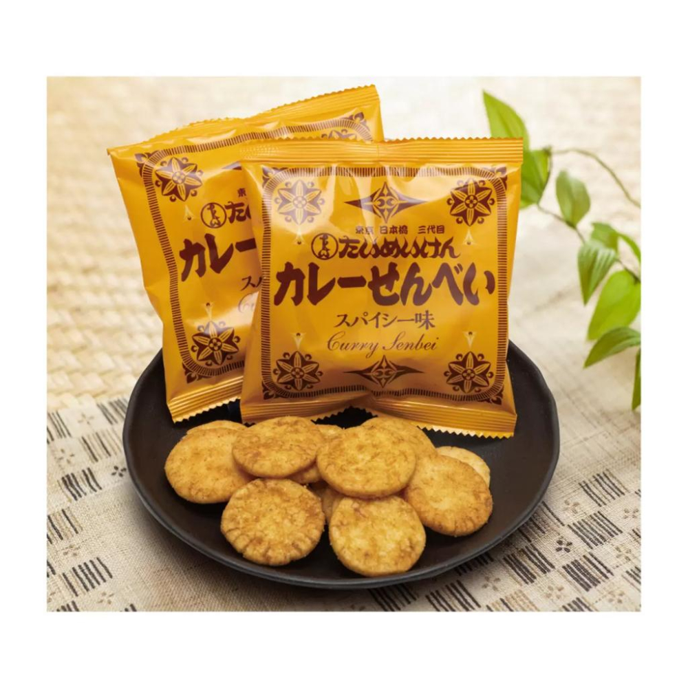 【每週到貨】日本 好市多 Taimeiken 咖哩仙貝 咖哩餅乾 日本餅乾-細節圖4