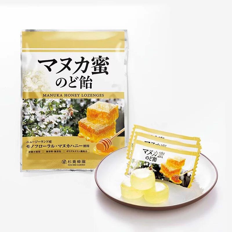 【現貨】日本杉養蜂園 蜂蜜潤喉糖 花梨／蜂膠／麥盧卡蜂蜜 無砂糖 喉糖推薦 天然成分 日本進口糖果-細節圖3