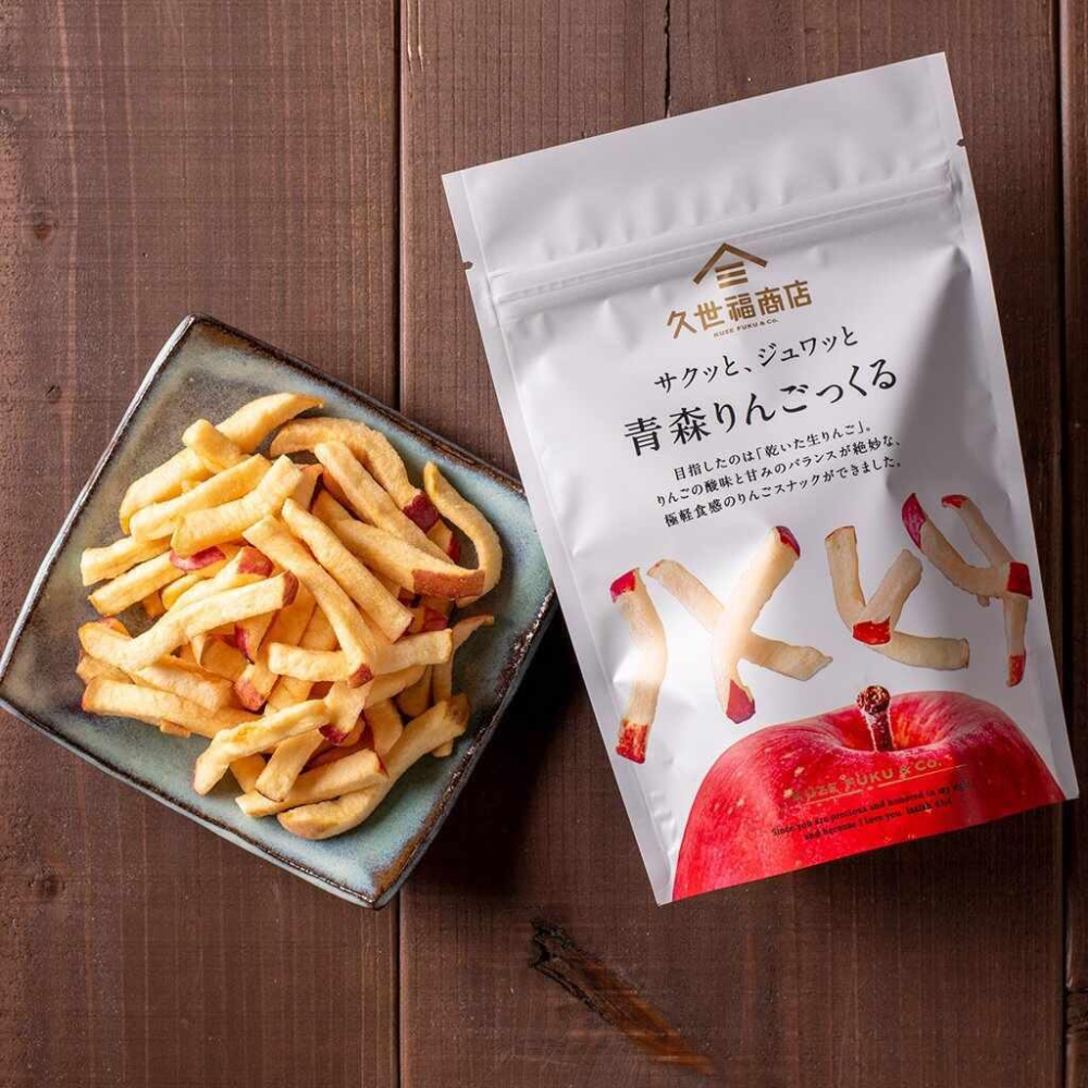 🍏【每週到貨】日本 青森蘋果 零食 35g 真空油炸 果乾 餅乾 點心 日本零食 日本伴手禮-細節圖2
