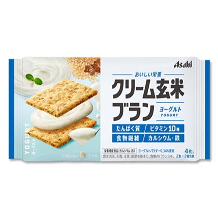 【每週到貨】低卡零食 日本 ASAHI 玄米夾心餅乾 高纖多口味 餅乾禮盒 防災食品 健康代餐-細節圖4